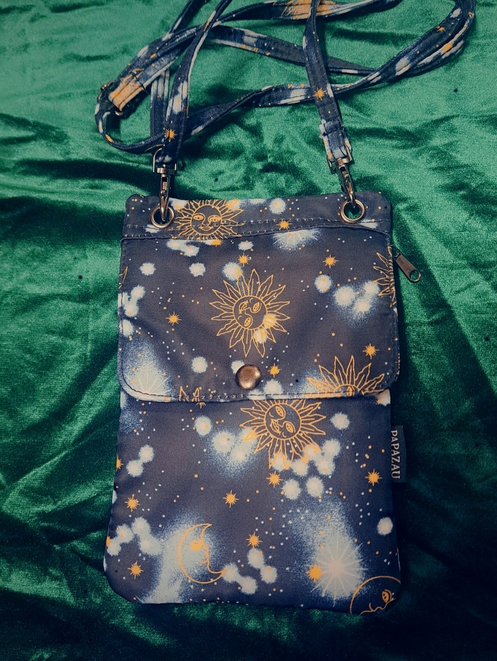 Sun & Moon Navy Crossbody Phone Bag by